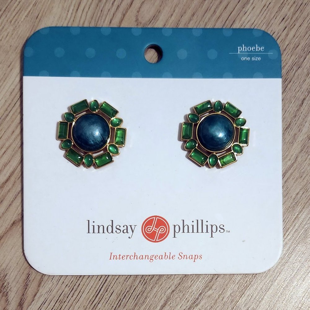 Lindsay Phillips Aqua Gem Snaps